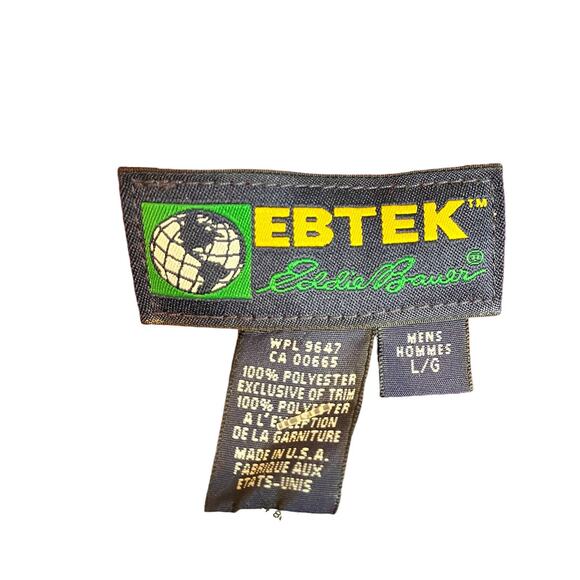 Vintage EBTEK Eddie Bauer Polartec Men's Red Fleece Crewneck Sweatshirt - Picture 4 of 10